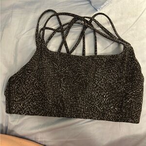 Athleta Black and White Strappy Top